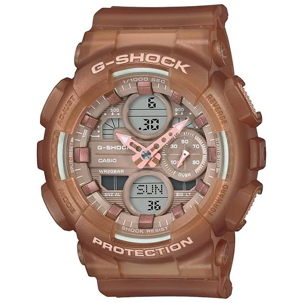Reloj CASIO G-SHOCK GMA-S140NC-5A2JF con correa de resina esquelética de tamaño mediano para hombre
