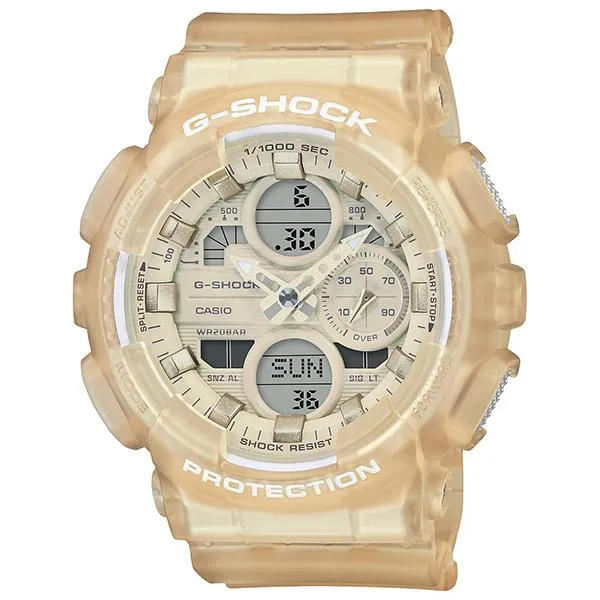 Reloj Casio G-SHOCK con correa de resina esquelética de tamaño mediano para hombre GMA-S140NC-7AJF