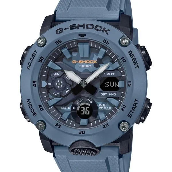 Reloj CASIO G-SHOCK con estructura de protección de núcleo de carbono GA-2000SU-2AJF para hombre
