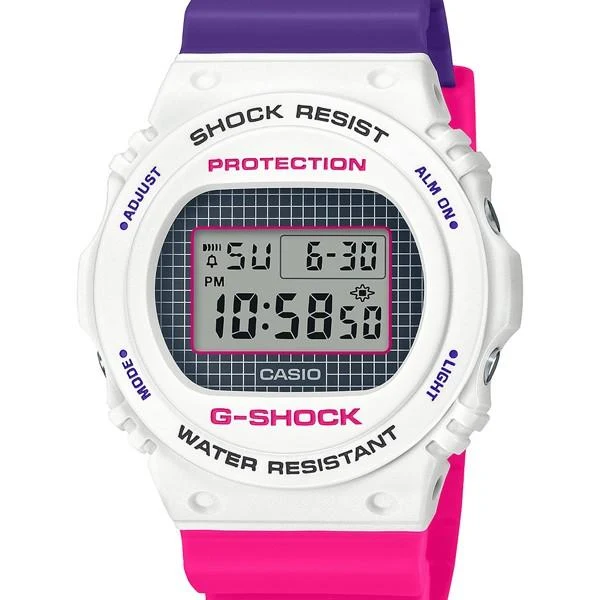 Reloj CASIO G-SHOCK DW-5700THB-7JF resistente a los golpes para hombre, estilo retro de los años 1990