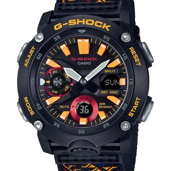 Reloj CASIO Carbon Core Guard GA-2000BT-1AJR G-SHOCK para hombre