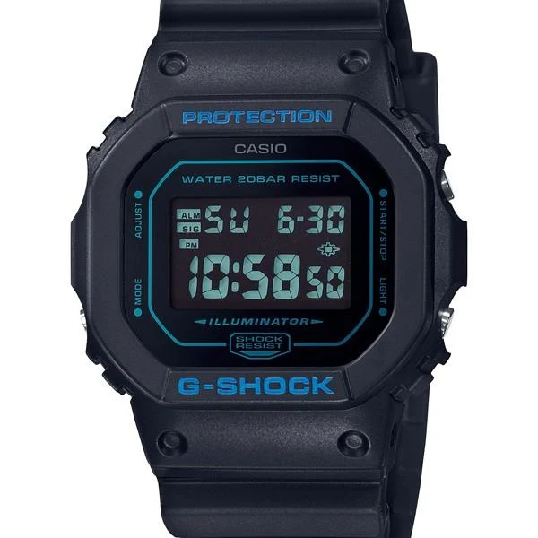 Reloj CASIO G-SHOCK DW-5600BBM-1JF resistente a golpes para hombre
