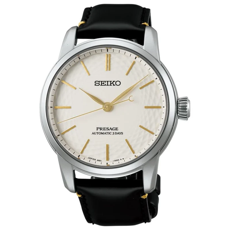 SARX127 - Seiko - Presage - Serie Clásica - Cuerda automática mecánica - Artesanía - Cerámica Arita sin esmaltar - Modelo de taller principal -