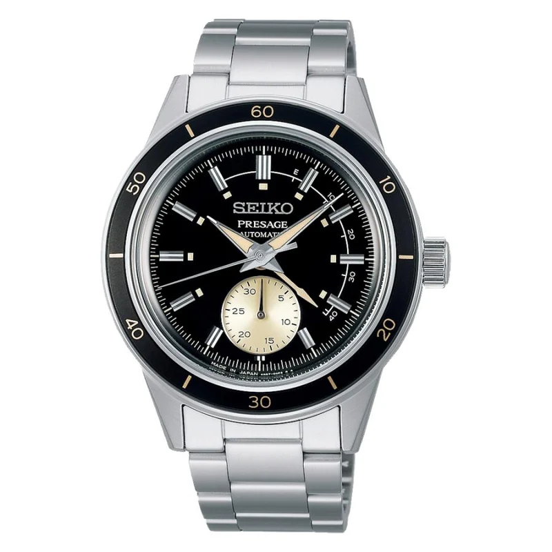 SARY211-Reloj-Automático-Mecánico-Seiko-Presage-Indicador de Reserva de Marcha-Estilo Años 60--