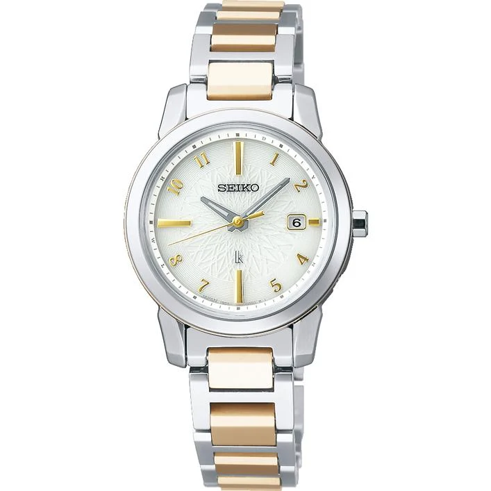 Seiko LUKIA SSQV082 Reloj solar radiocontrolado para mujer I-Collection World Time