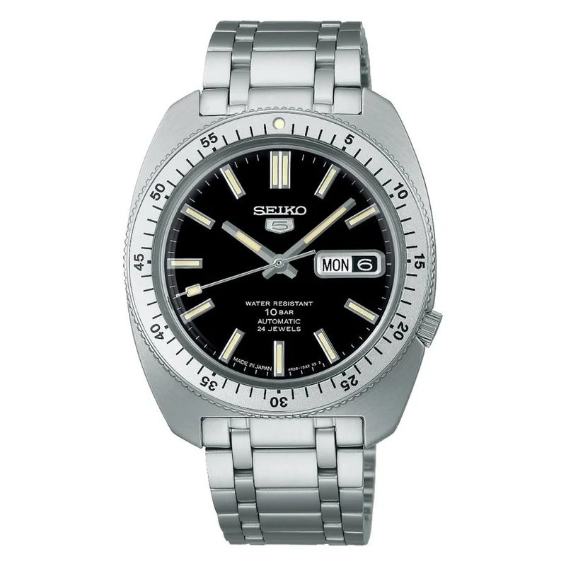 Reloj automático para hombre SEIKO 5 SPORTS SBSA313 JDM SKX Heritage Design Reissue Edición Limitada con esfera negra