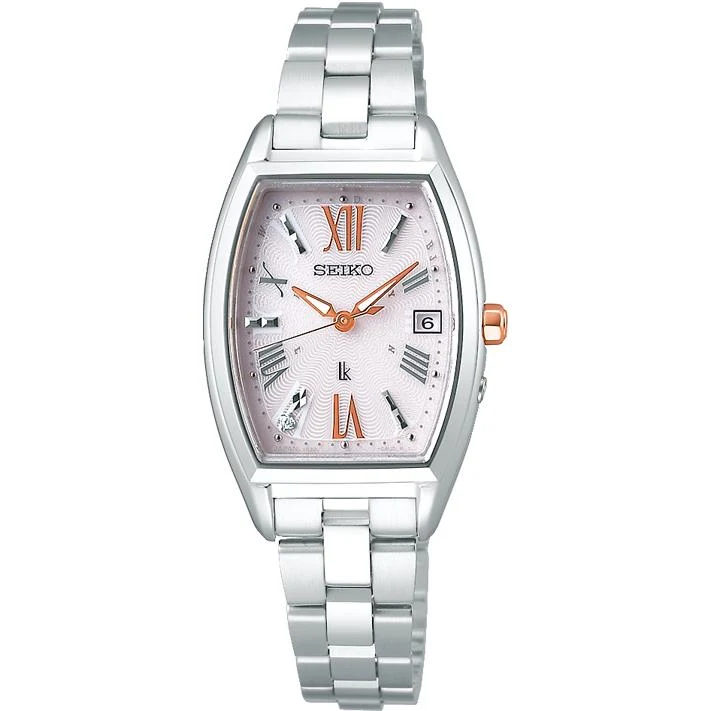 Seiko - Lucia - SSVW167 - Acero inoxidable - Onda de radio solar - Damas -