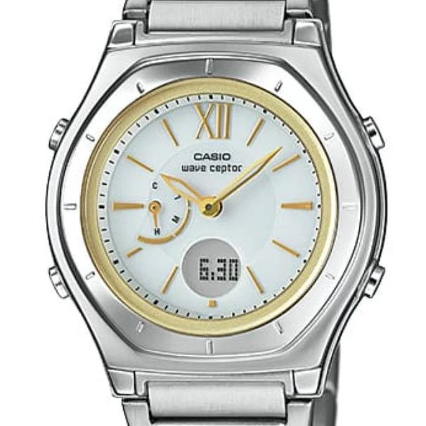 Reloj solar con radio para mujer CASIO LWA-M160D-7A2JF con receptor de ondas