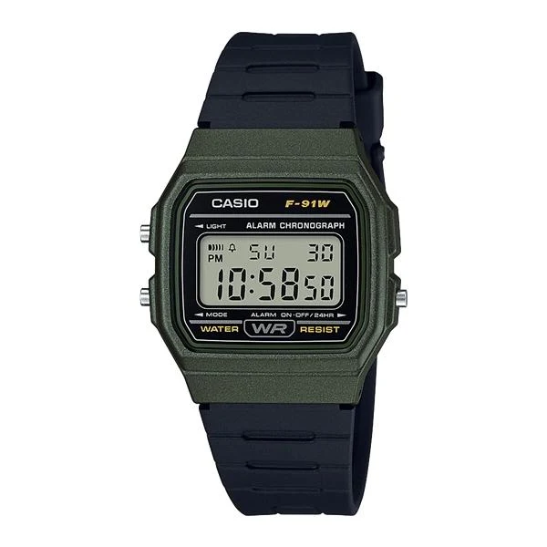 Colección de relojes estándar CASIO F-91WM-3AJH