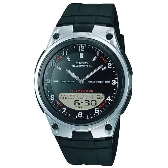 Reloj de hombre CASIO Collection AW-80-1AJH JDM estándar analógico-digital de cuarzo