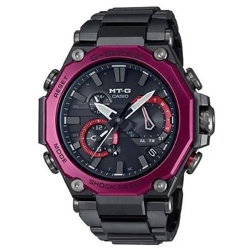 Reloj analógico CASIO G-SHOCK MTG-B2000BD-1A4JF JDM MT-G Carbon Core Guard Tough Solar Bluetooth para hombre