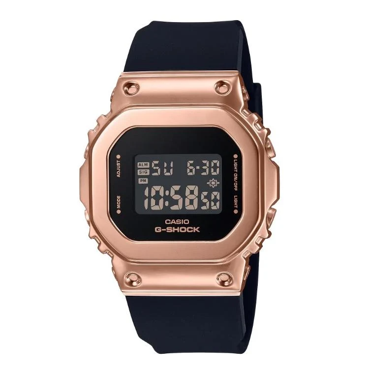 CASIO G-SHOCK GM-S5600PG-1JF JDM Compacto con tapa metálica, oro rosa, cuarzo digital