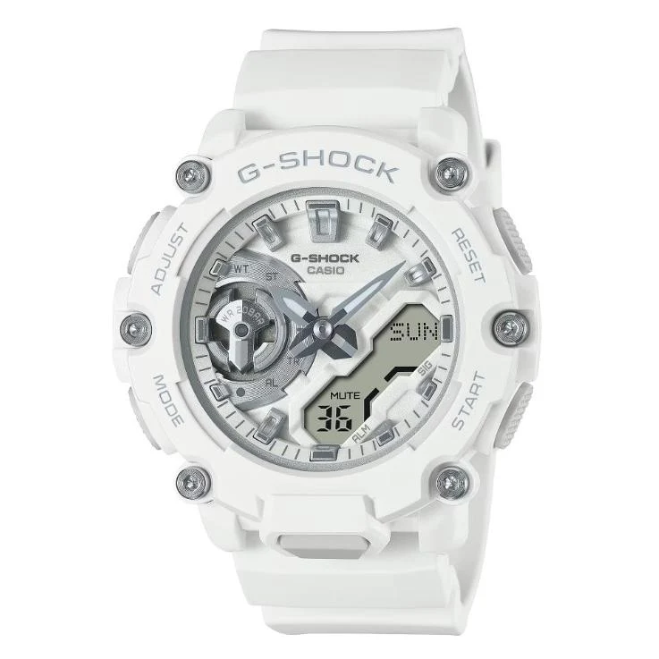 Reloj CASIO G-SHOCK GMA-S2200M-7AJF JDM Carbon Core Guard de cuarzo analógico-digital para hombre, resistente al agua hasta 20 ATM, resistente a los golpes, compacto, de tamaño mediano, de resina.