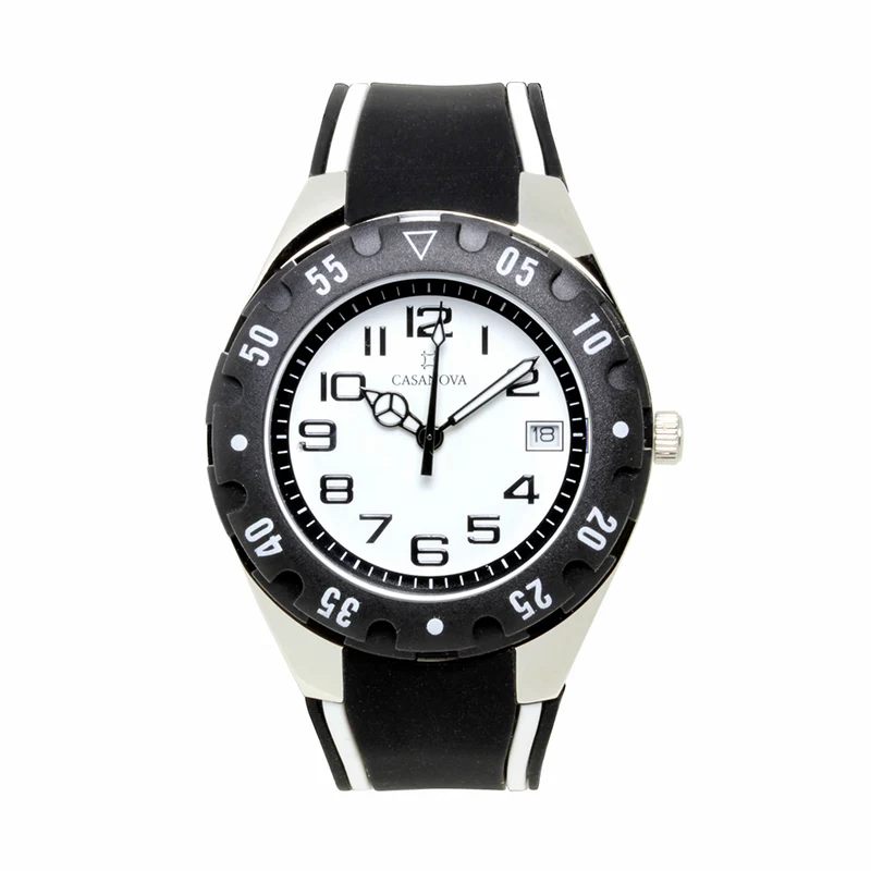Reloj Casanova Junior con Correa de Caucho Blanco