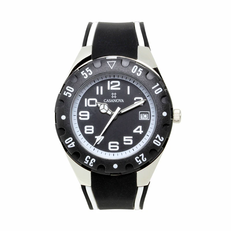Reloj Casanova Junior con Correa de Caucho Negro