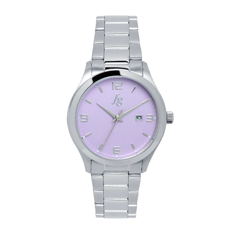 Reloj FG Patricia Luxe con Correa de Acero en Lila