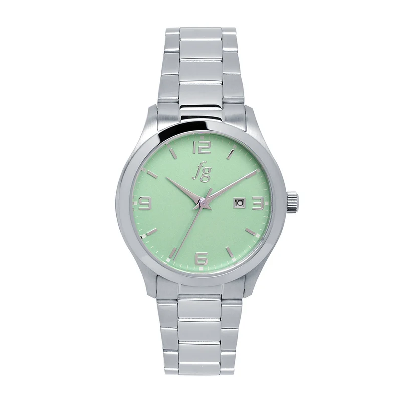 Reloj FG Patricia Luxe con Correa de Acero en Verde