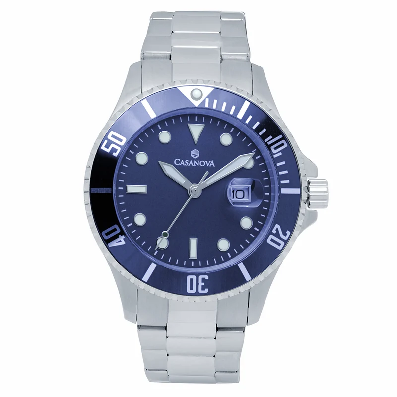 Reloj Casanova Classic de Acero Azul