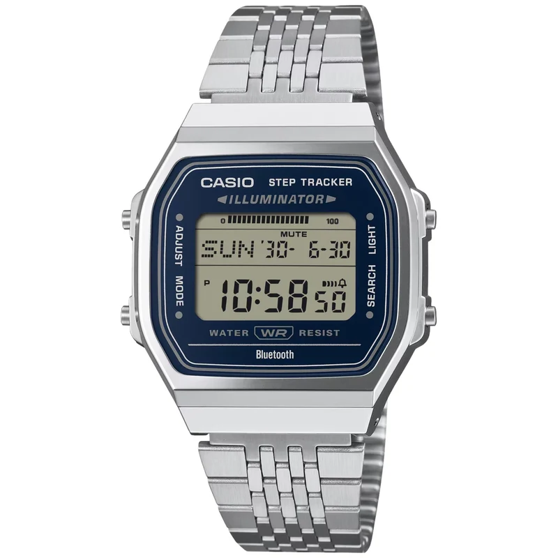 Casio Vintage 38mm Digital Steel Mens Quartz Watch ABL-100WE-2AEF