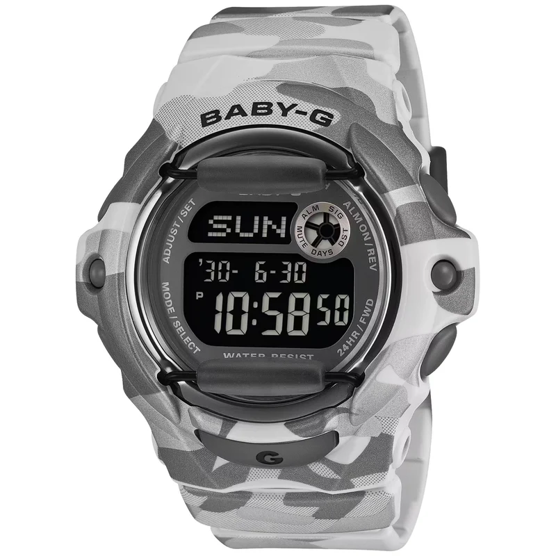 Casio Baby-G BG-169 Series 42.5mm Digital Resin Ladies Quartz Watch BG-169CMB-8ER