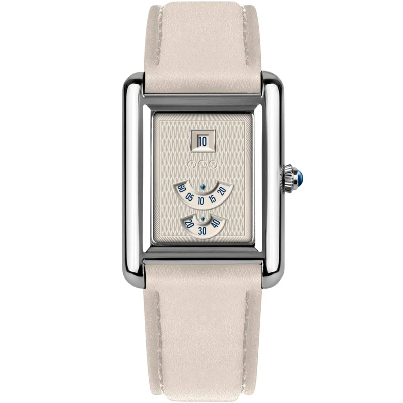 Out of Order Forma Venti Jump-Hour 30.5mm White Dial Leather Automatic Watch F20WG1C.316