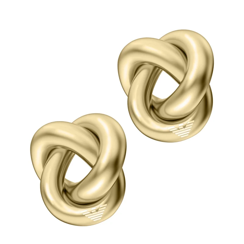Emporio Armani Iconic Trend Gold Brass Ladies Earrings EGS3400710