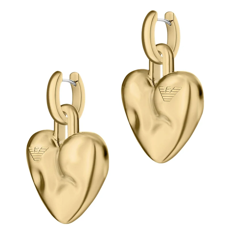 Emporio Armani Iconic Trend Gold Brass Ladies Earrings EGS3408710