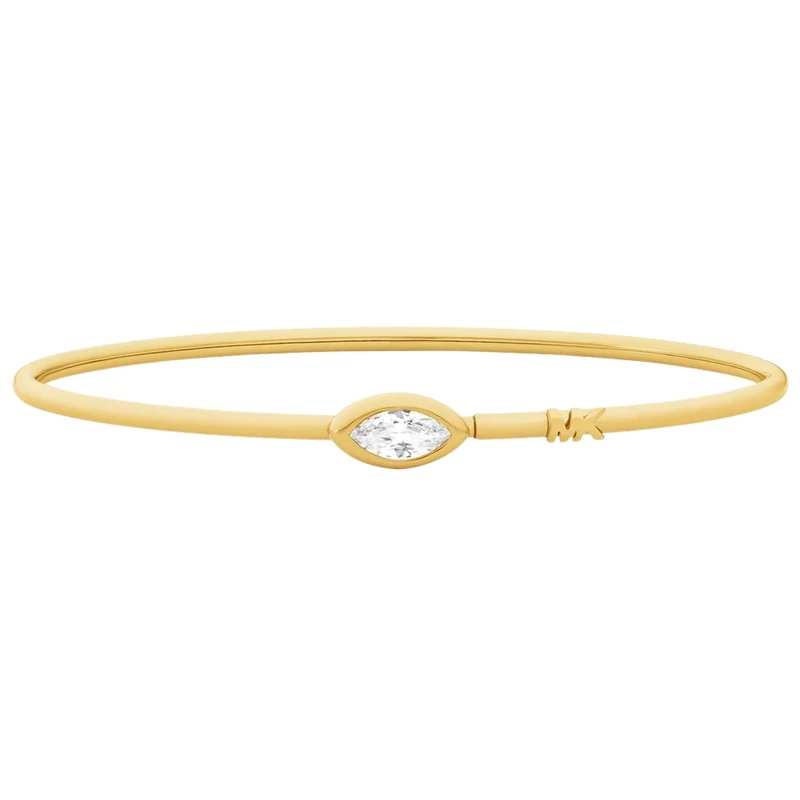 Michael Kors Brilliance Gold Marquise Stone Ladies Bangle Bracelet MKJ8675710
