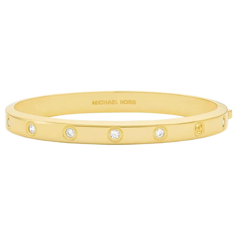 Michael Kors Brilliance Gold Cubic Zirconia Ladies Bangle Bracelet MKJ8650710
