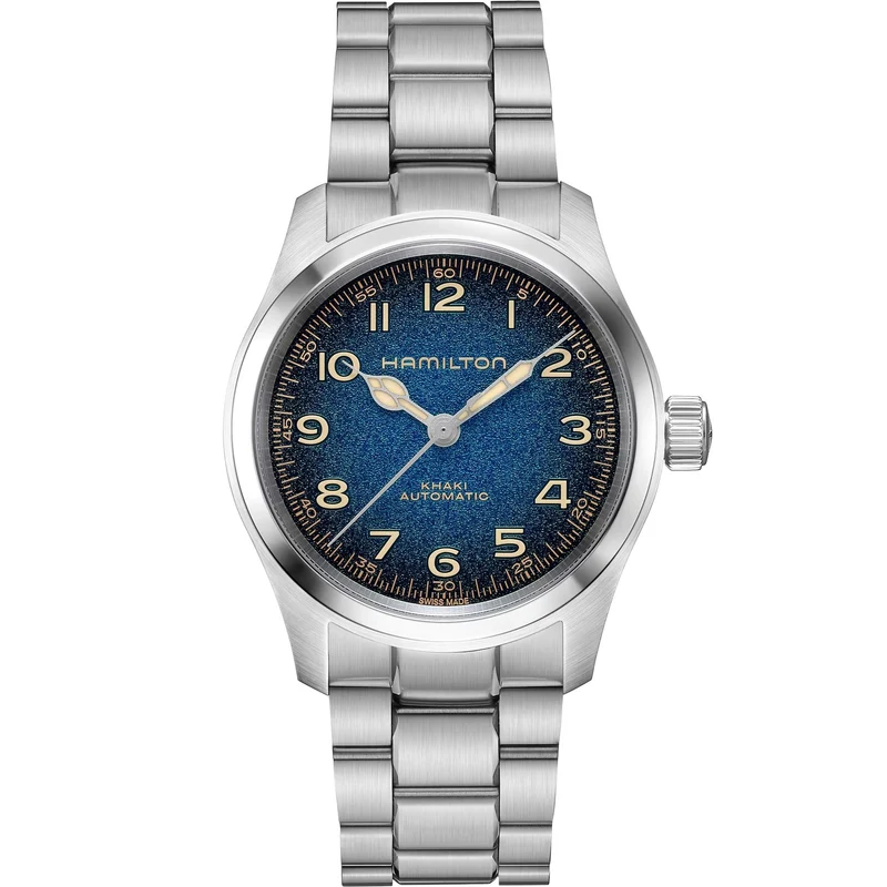 Hamilton Khaki Field Murph 38mm Blue Dial Steel Mens Automatic Watch H70405140