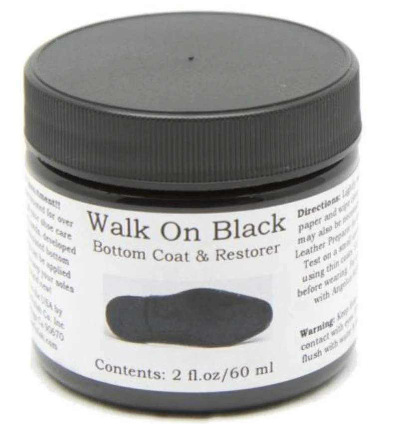 Angelus „Walk on Black“ Farbe für !! Ledersohlen