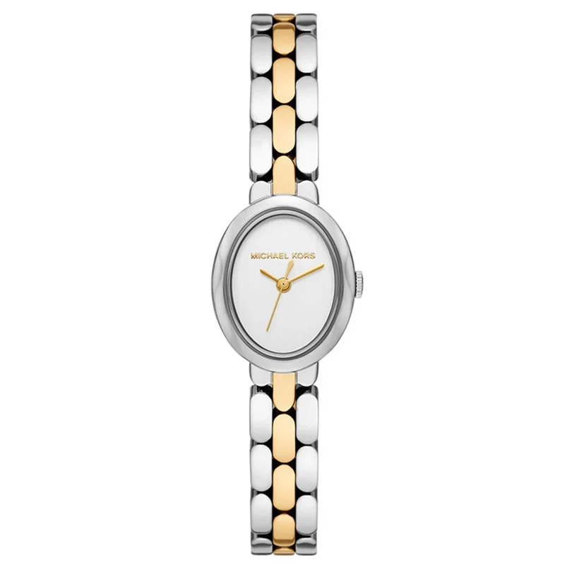 Michael Kors Maude 20.5mm White Dial Steel Ladies Quartz Watch MK4956