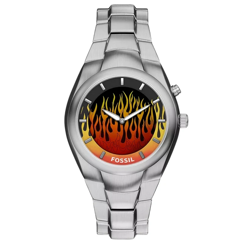Fossil Y2K Big Tic 40mm Limited Edition Digital Steel Quartz Watch LE1230