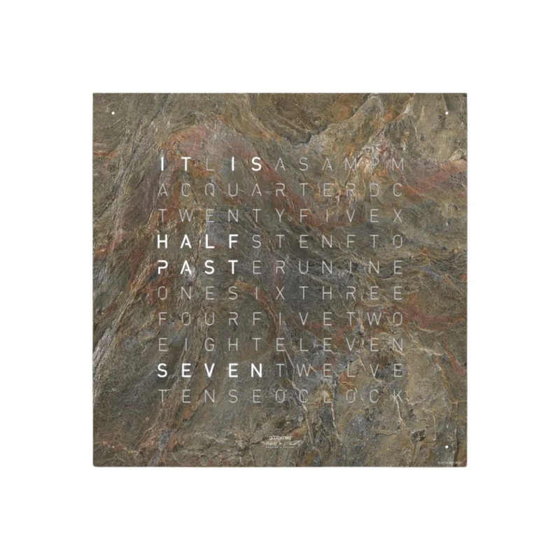 QLOCKTWO Earth 45 Creators Edition Glintscape English Wall Clock QT4ENGS-UK