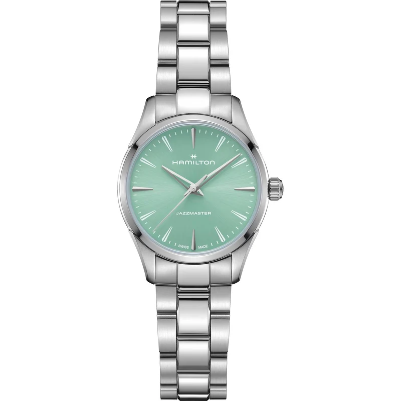 Hamilton Jazzmaster 32mm Blue Dial Steel Ladies Quartz Watch H32301161