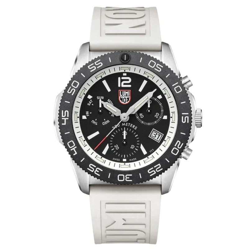 Luminox Pacific Diver 44mm Chronograph Black Dial Rubber Mens Quartz Watch XS.3141