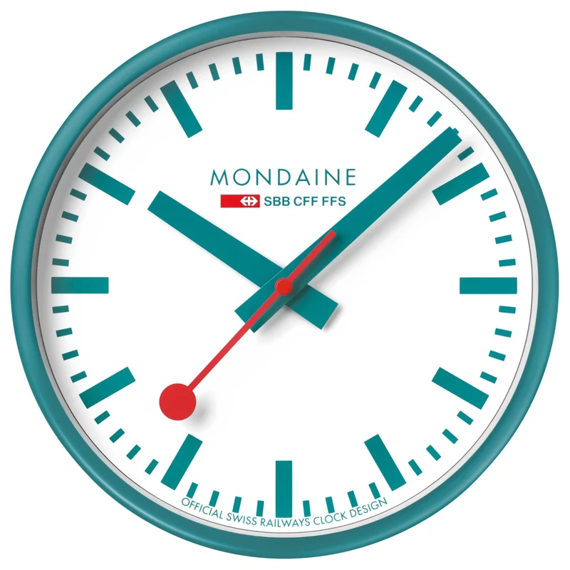 Mondaine 25cm Limited Edition White Face Quartz Wall Clock A990.CLOCK.10SBD
