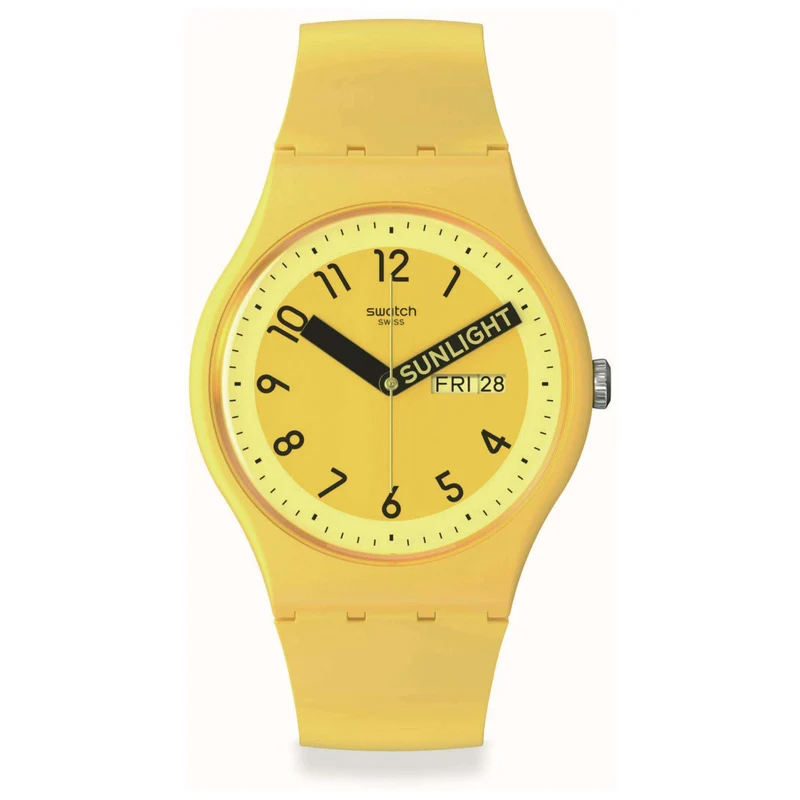 Swatch Pride 'Proudly Yellow' Quartz Yellow Dial Watch SO29J702