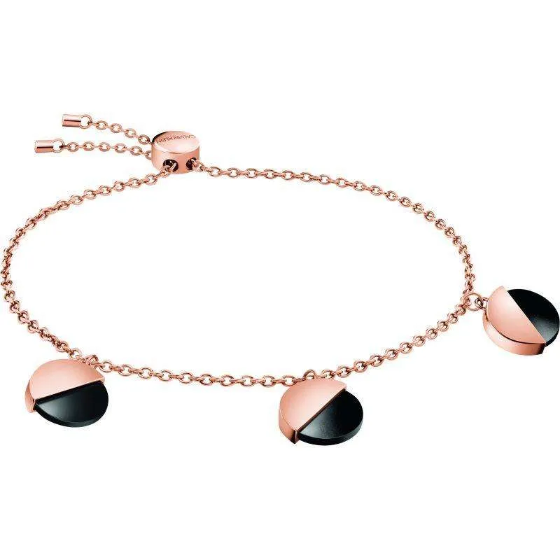 Calvin Klein Spicy Rose Gold Tone Stainless Steel Bracelet KJ8RBB140100