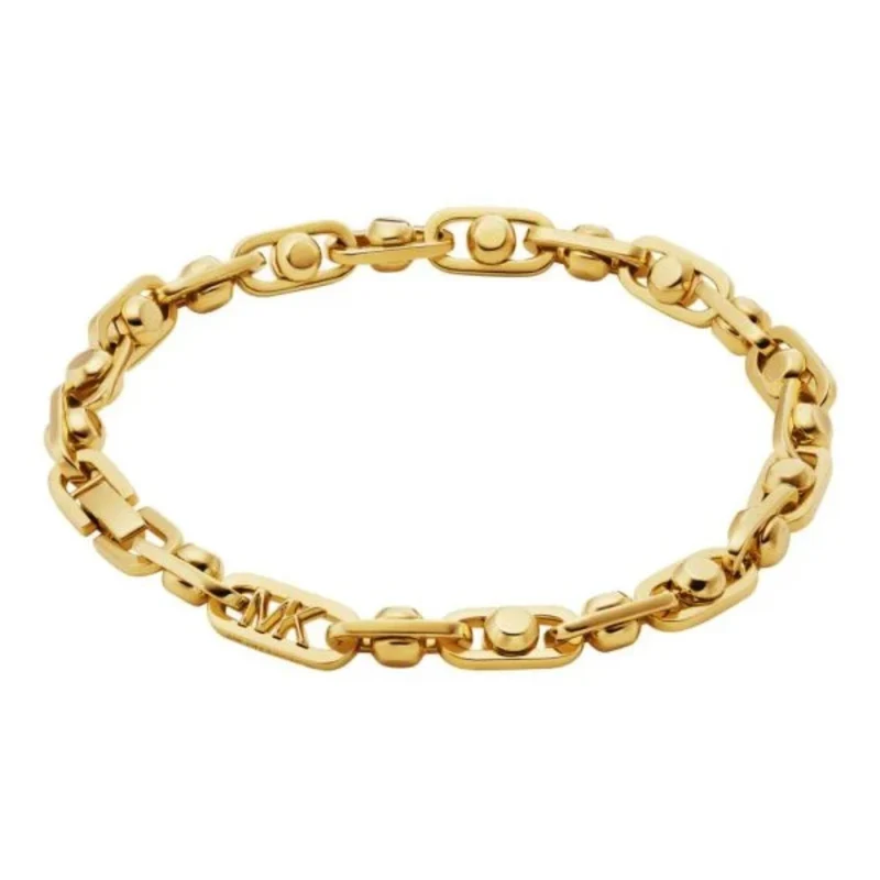 Michael Kors 14K Gold Astor Link Chain Women's Bracelet MKJ835700710