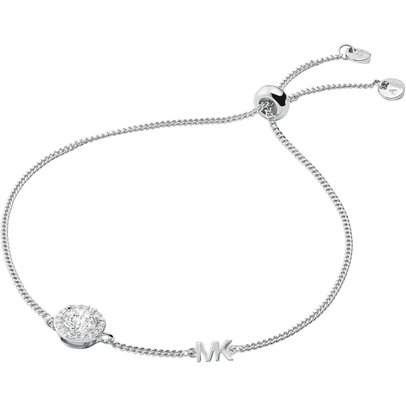 Michael Kors Sterling Silver Halo Slider Women's Bracelet MKC1206AN040