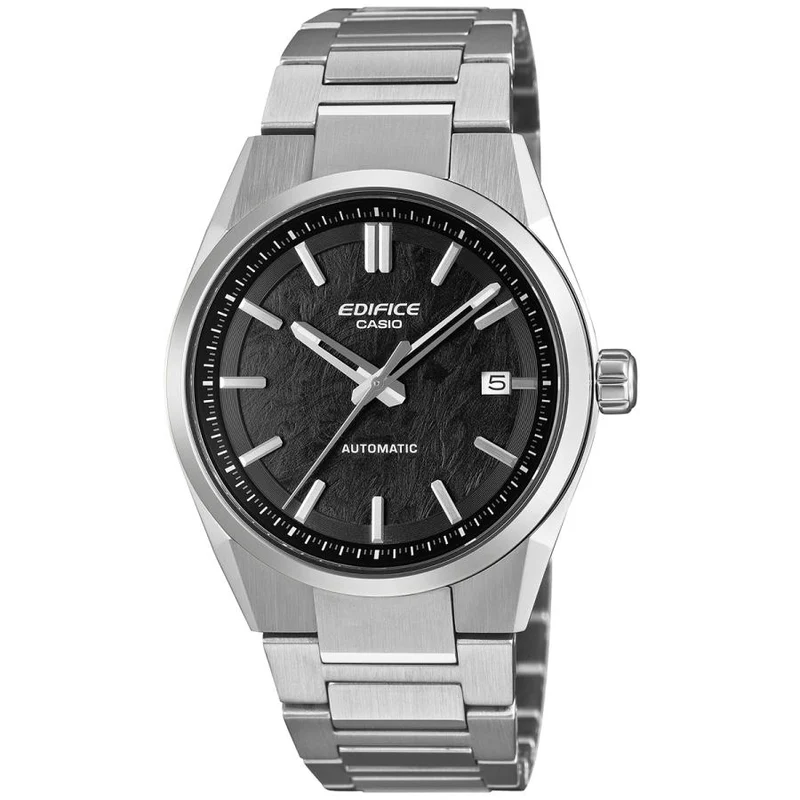 Reloj automático para hombre CASIO EDIFICE EFK-110D-1AJF con esfera texturizada negra, estilo JDM.