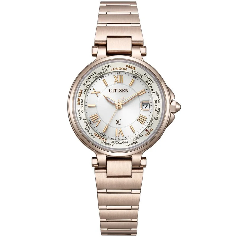 Reloj de mujer CITIZEN xC EC1017-58A Sakura Color JDM Radio Solar