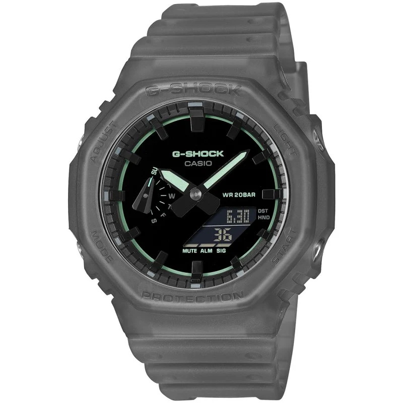 Reloj analógico-digital para hombre CASIO G-SHOCK GA-2100K-1AJF JDM Carbon Core Guard negro