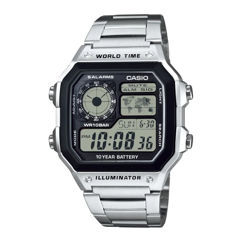 Reloj digital multifunción CASIO Collection AE-1200WHD-1AJF