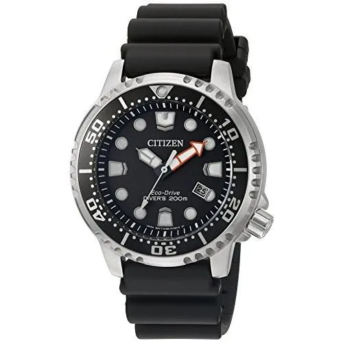 Reloj Citizen Promaster BN0150-28E Eco-Drive Diver 200M con certificación ISO para hombre, esfera negra