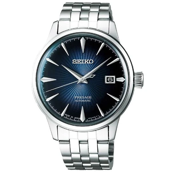Reloj automático SEIKO Presage para hombre SRPB41J1 azul marino