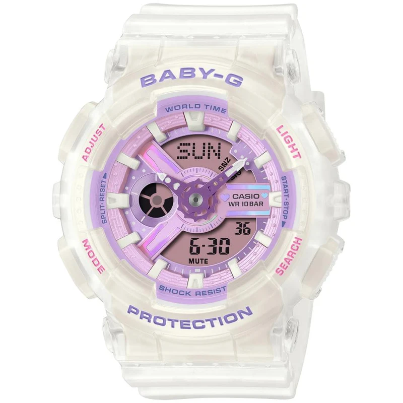 Reloj CASIO BABY-G Prism Dreamy Color morado BA-110PS-7AJF para mujer