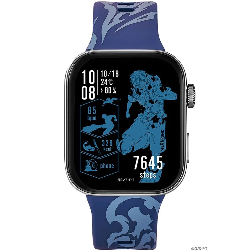 GARRACK HUC-OP-FT3-S UNA PIEZA Vinsmoke Sanji Reloj inteligente AMOLED azul