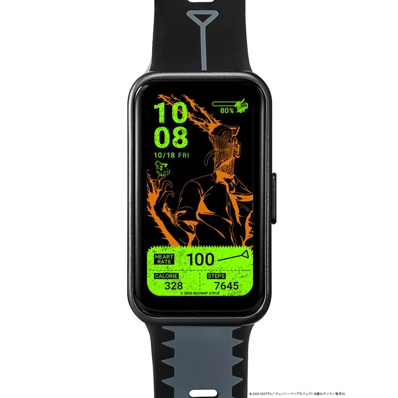 Reloj inteligente GARRACK HUC-CM-BD10-D Chainsaw Man Denji con pantalla AMOLED, Bluetooth y monitor de actividad física unisex.